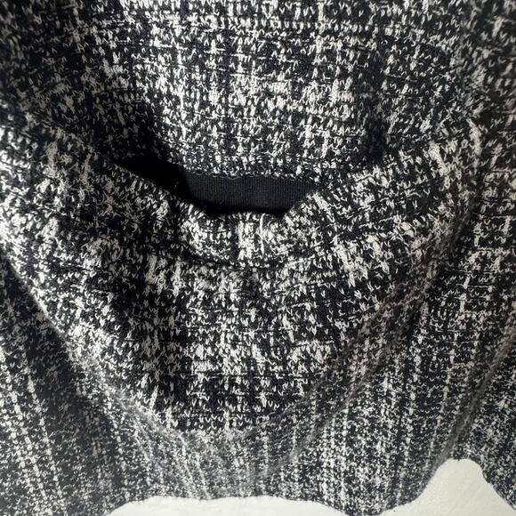 J. Jill NWOT Wearever Collection Blazer Cardigan S Black/White Preppy Office - Picture 4 of 7